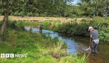 The discharge near Bromsgrove