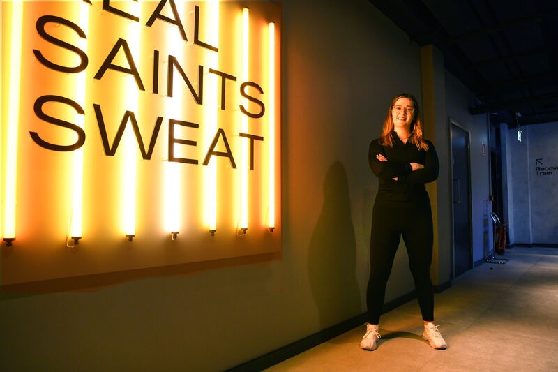  Nicole Glennon before her session in Saint Studios. Picture: Moya Nolan