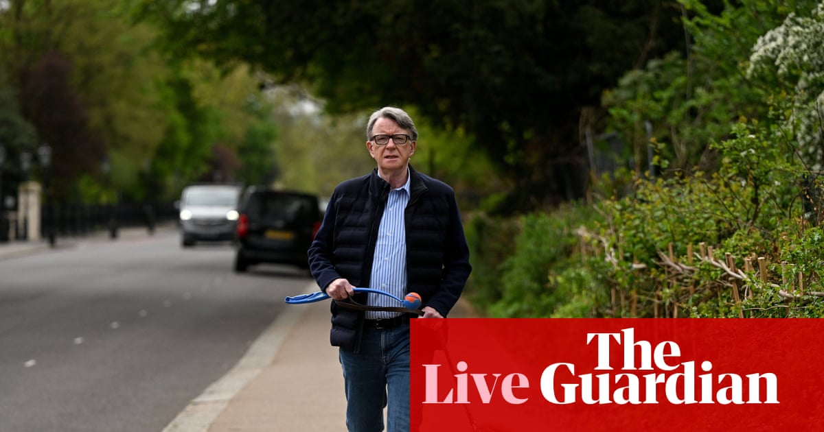 Starmer says it is ‘staggering’ and ‘unforgivable’ he was not told Mandelson failed vetting – UK politics live | Politics