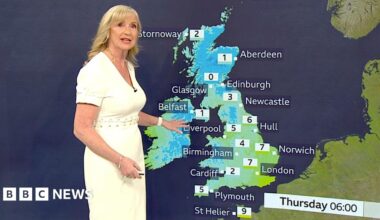 Carol Kirkwood presents final BBC Breakfast weather forecast: 'What's a lie-in? I've no idea'