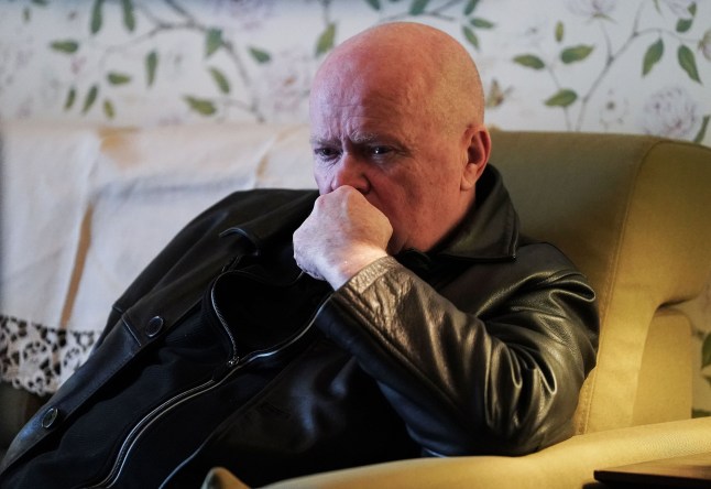 Phil Mitchell cries in EastEnders