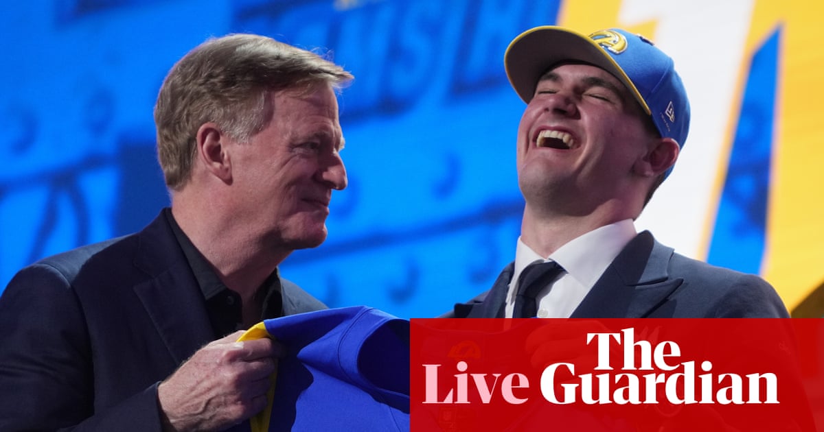 NFL draft 2026: Rams make shock pick of QB Ty Simpson at No 13 as Mendoza goes No 1 – as it happened | NFL