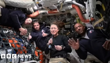 Artemis Moon fly-by breaks record for human flight from Earth - BBC