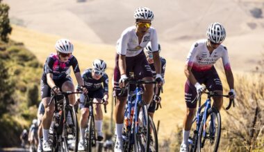 Sophia Sammons (Team Redcat) on stage 2 of the Tour of Tasmania, the second round of the Hertz ProVelo Super League in 2026