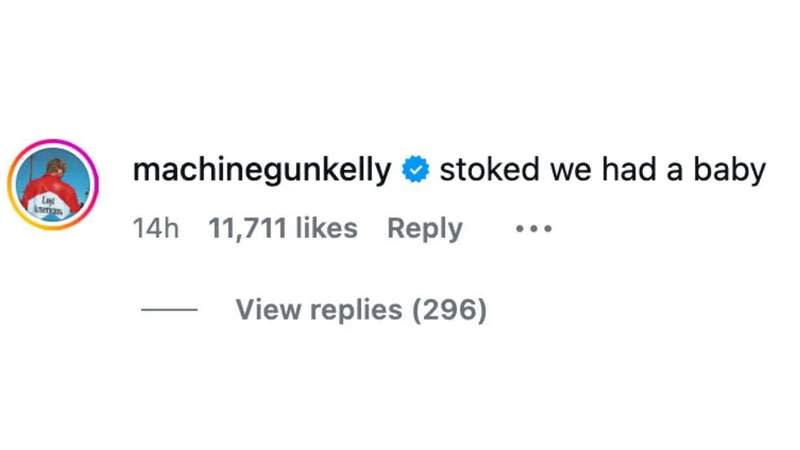 Machine Gun Kelly commented on Megan Fox's photos multiple times in the last few weeks.@machinegunkelly/Instagram