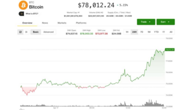 crypto stocks surge 10%-20% as bitcoin hits $78K on Iran talks