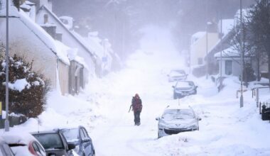 UK weather maps show April snow blizzard as 16 counties buried - full list | Weather | News
