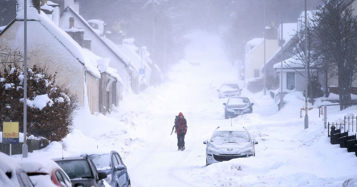UK weather maps show April snow blizzard as 16 counties buried - full list | Weather | News