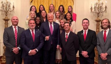 Donald Trump’s photo with women’s tennis champions sparks backlash | Tennis | Sport