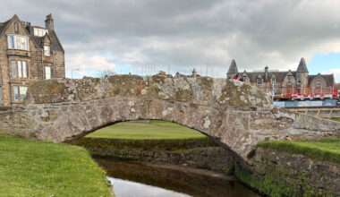 A Sunday at the Old Course Park in St. Andrews