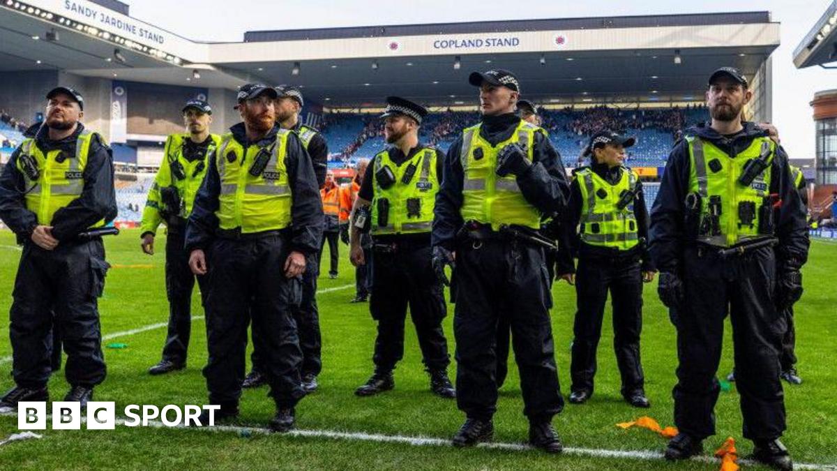 Police at Ibrox Stadium