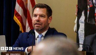 Gonzales, seen speaking at an event in Congress