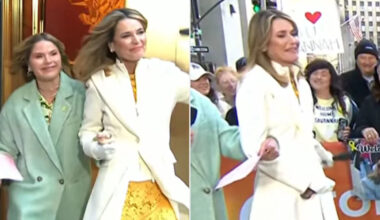 Savannah Guthrie Breaks Down in Tears While Greeting Well Wishers on “Today ”Show Plaza After 2-Month Absence