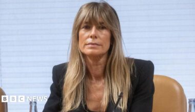 Begoña Gomez sits in the Assembly of Madrid on 13 November 2024 in Madrid, Spain.