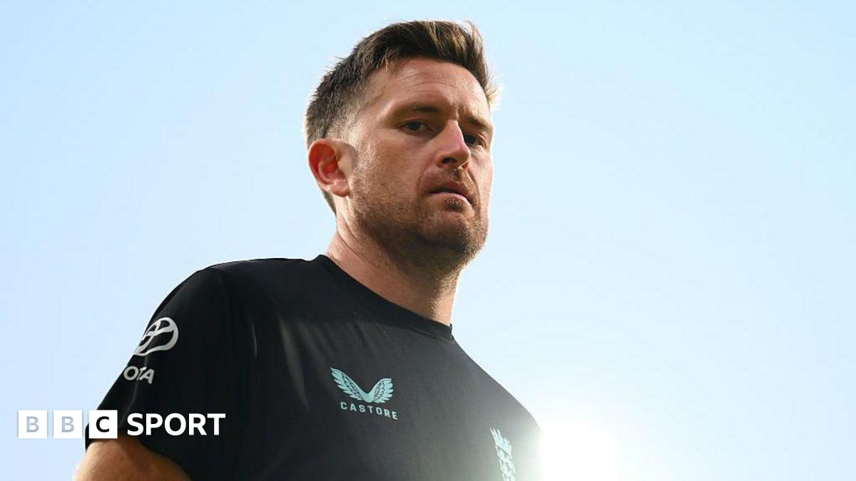 Liam Dawson looks on from the England training camp