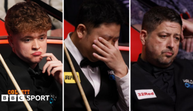 Stan Moody (left), Zhang Anda (centre) and Matthew Stevens