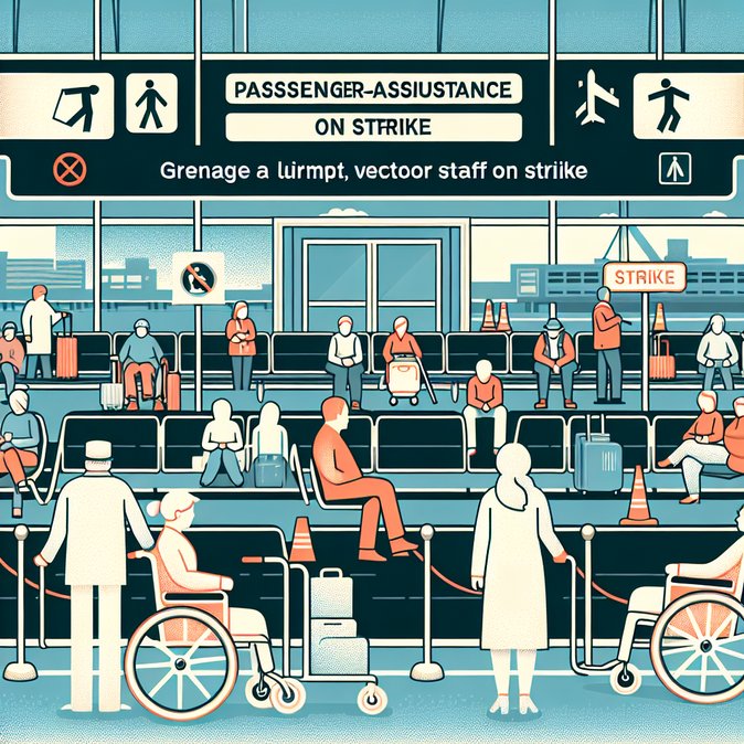 Stansted Airport special-assistance staff to strike 17–20 April, risking delays for passengers with reduced mobility