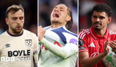 Split graphic: Jarrod Bowen, Xavi Simons and Morgan Gibbs-White