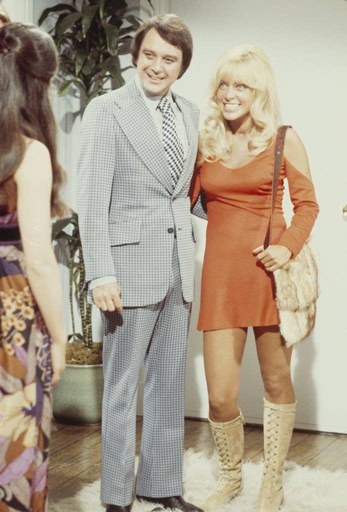 joy harmon orange dress