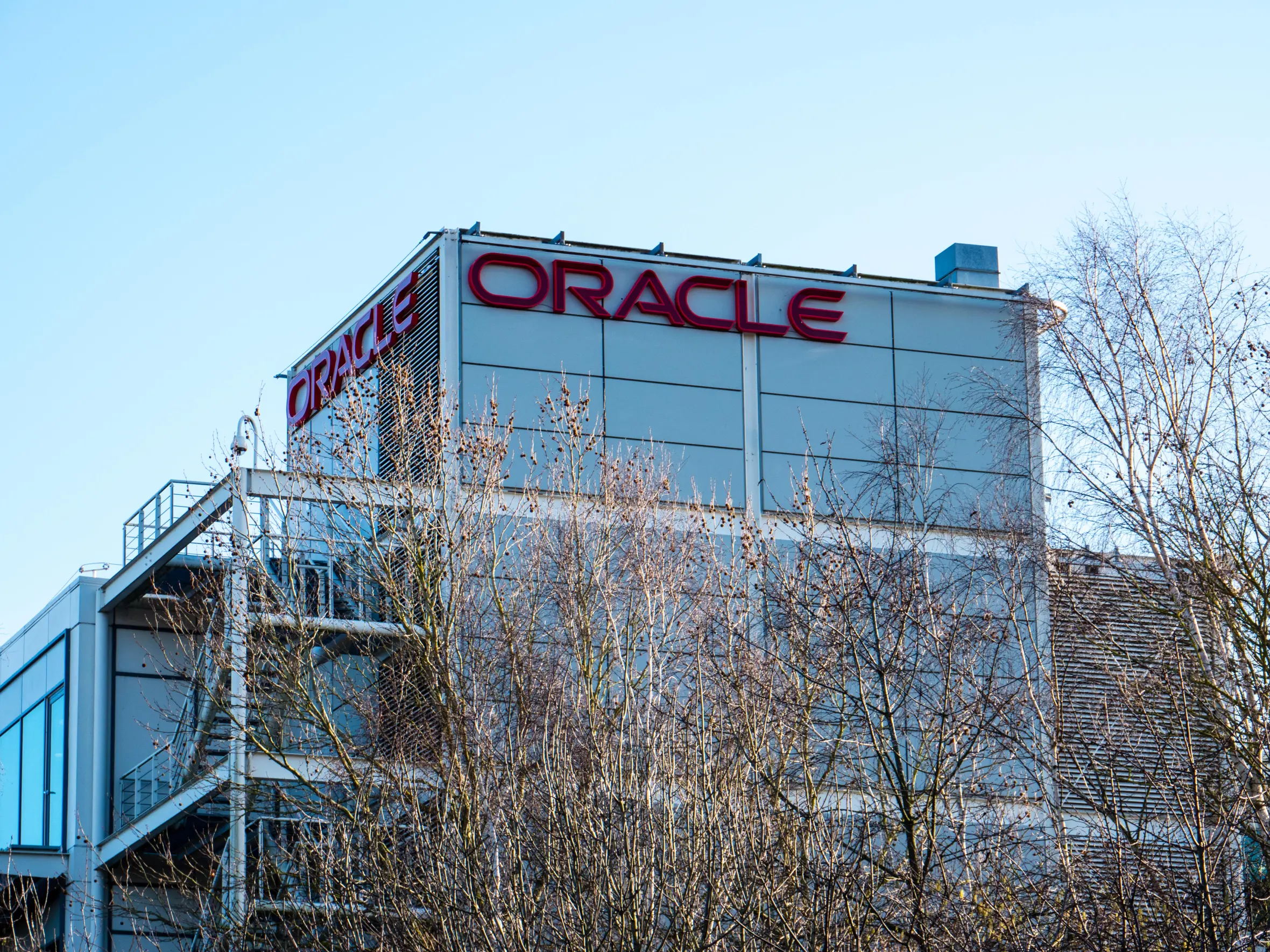 Oracle Corporation UK Head Office in Reading, Berkshire, England.
