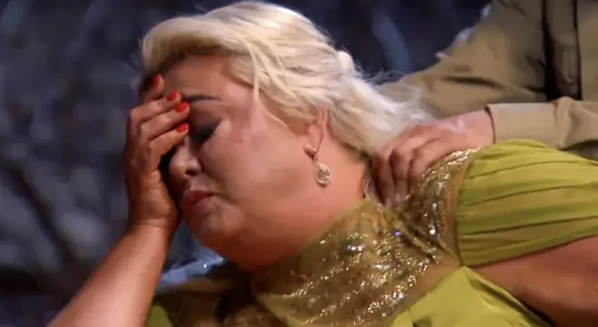 Gemma Collins during her first I'm A Celebrity South Africa Bushtucker trial