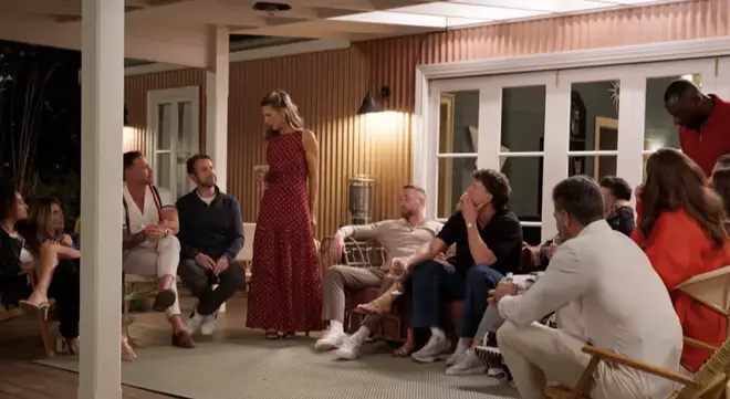 The group pictured at the Couples Retreat.