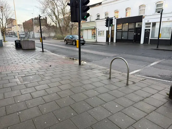 The scene of the incident