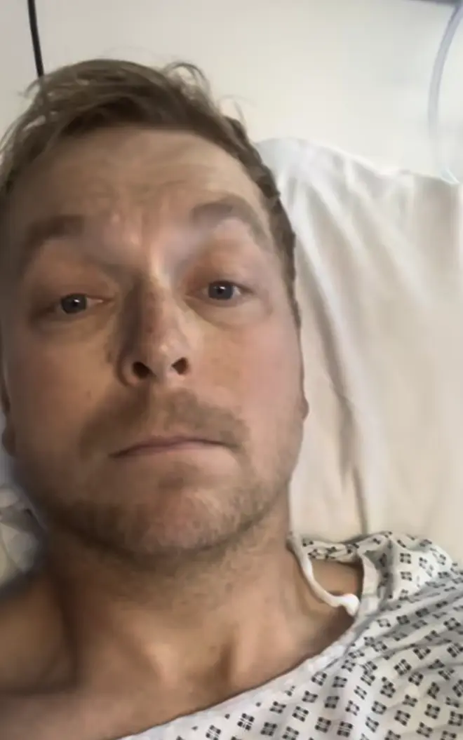 After the crash he was admitted to the Major Trauma Ward