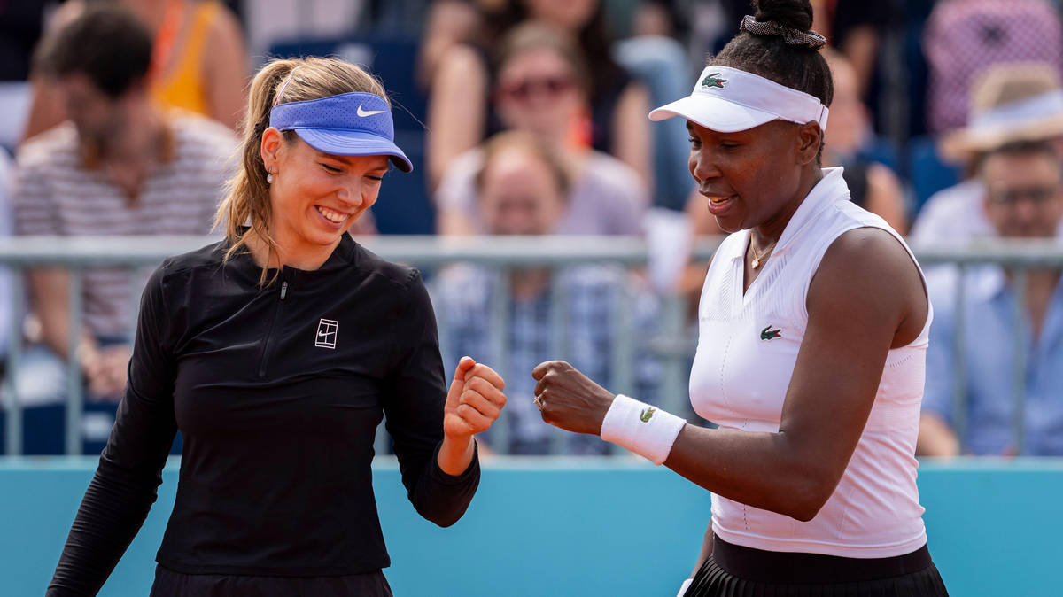 Venus Williams and Katie Boulter make the perfect pair following first round fightback at Madrid Open