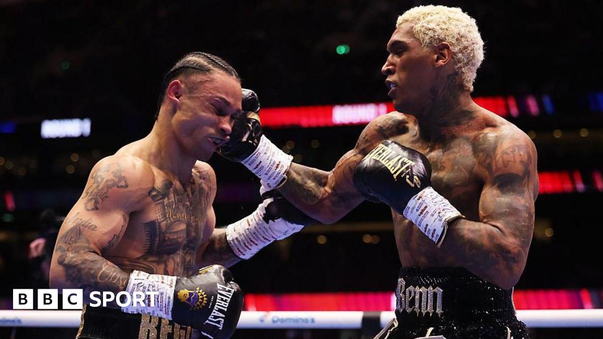 Regis Prograis is punched hard by Conor Benn