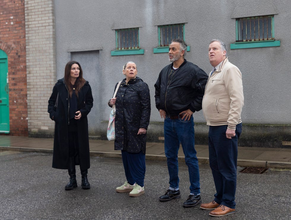 Carla Connor, Bernie Winter, Dev Alahan, Coronation Street carla connor, bernie winter, dev alahan, coronation street