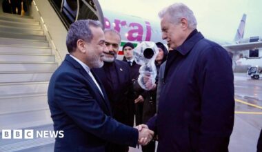 Iranian foreign minister blames US for talks breakdown as he visits Russia