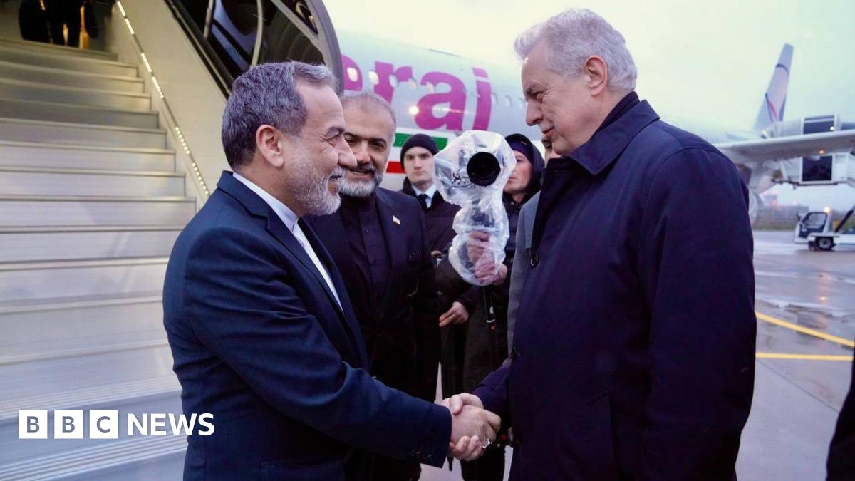 Iranian foreign minister blames US for talks breakdown as he visits Russia