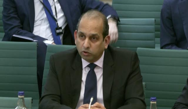 Vim Maru CEO of Barclays UK (Parliament/PA)