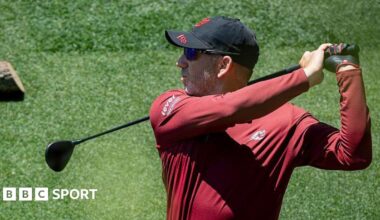Spanish golfer Sergio Garcia at the Masters
