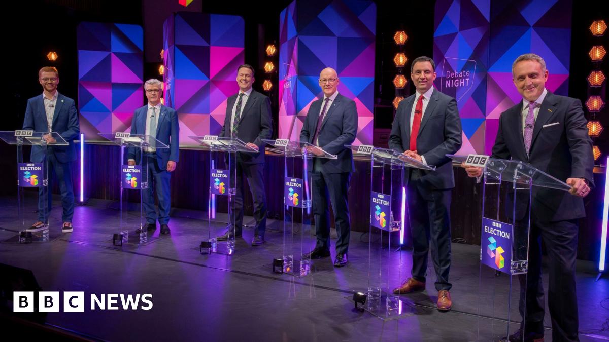 Scottish election 2026: Leaders debate clashes over energy, spending, immigration and the NHS