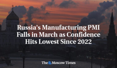 Russia's Manufacturing PMI Falls in March as Confidence Hits Lowest Since 2022
