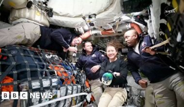 Artemis II astronauts speak from space