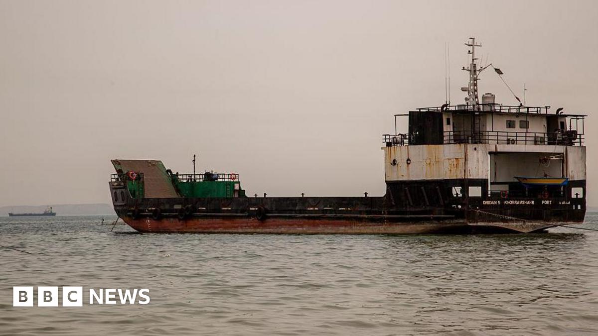 Ships are anchored near the shoreline on April 22, 2026 in Bandar Abbas, Iran. Bandar Abbas is a port city and the capital of Hormozgan Province, along the Persian Gulf and Strait of Hormuz.