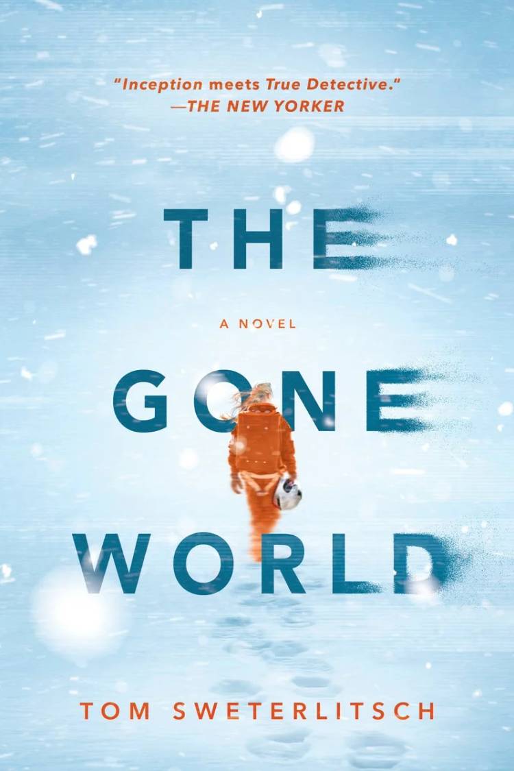 A book cover depicting a woman wearing a space suit walking into the distance 
