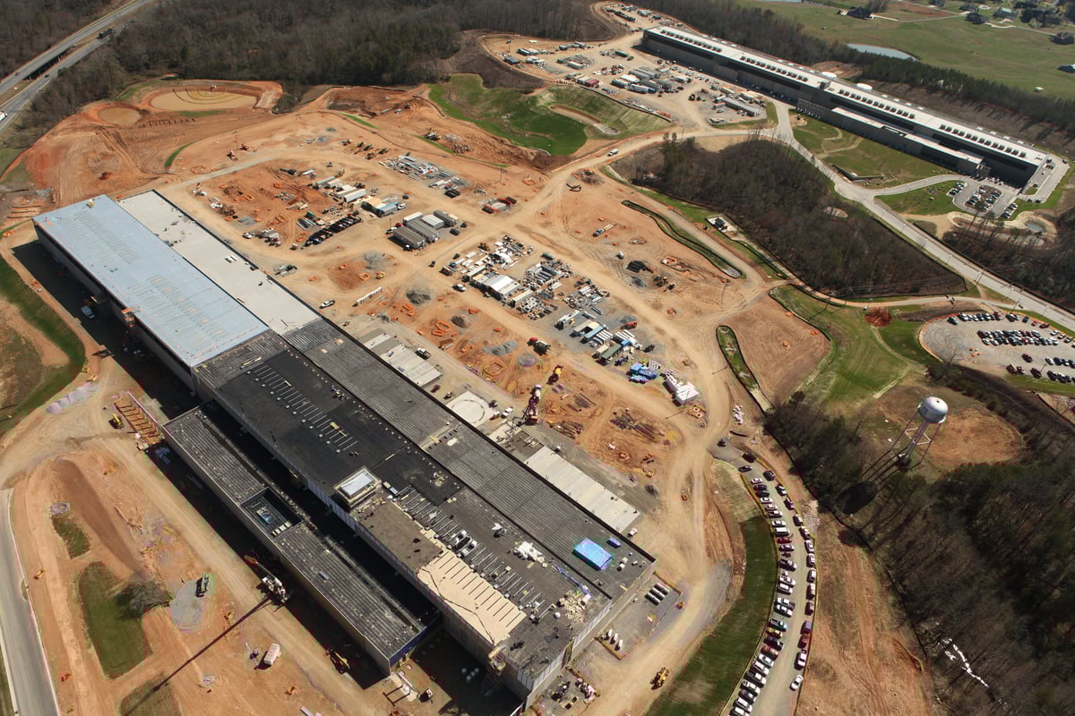 Facebook Data Center in USA. © Greenpeace