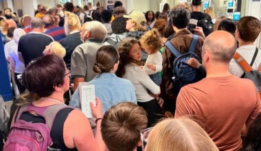 Families stuck in Milan after EU border delay made them miss flight