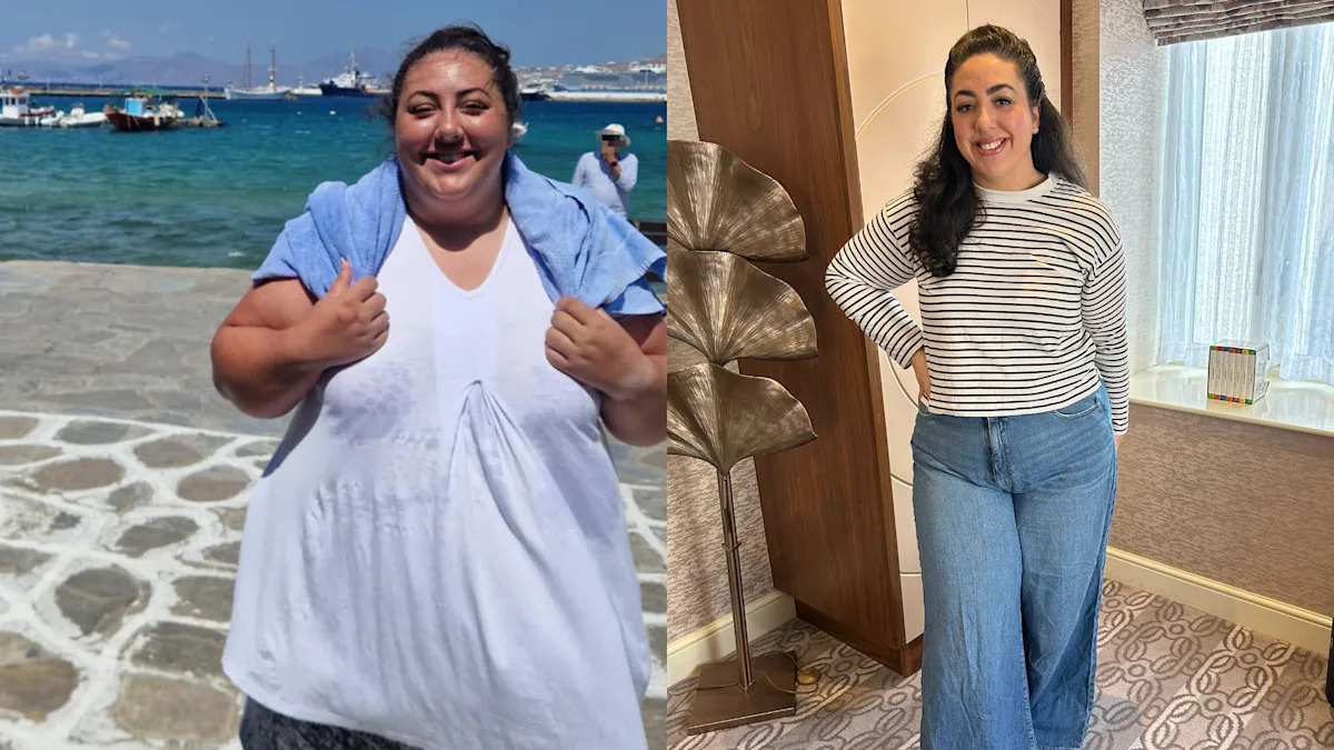 ‘I was so big my body couldn’t breathe on its own’: Athlete who hit 27st after bereavements loses third of bodyweight