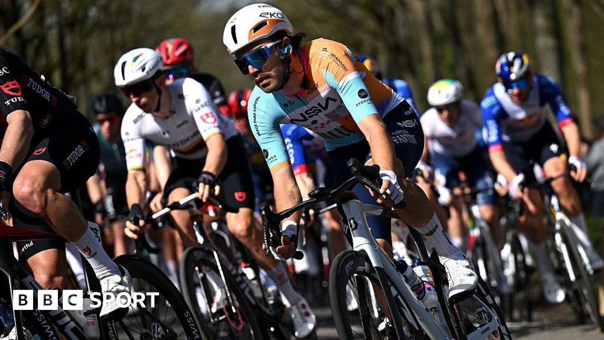 Kiaan Watts competes during the 114th Scheldeprijs 2026, Men's Elite a 205.2km one day race from Terneuzen to Schoten