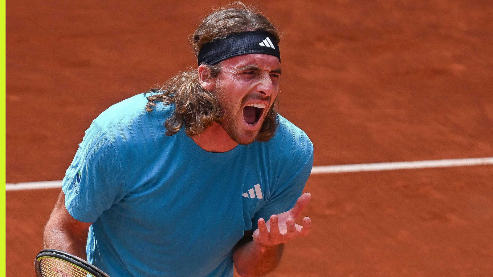 Stefanos Tsitsipas' exchange with umpire as he also calls his father 'stupid' and an 'imbecile'