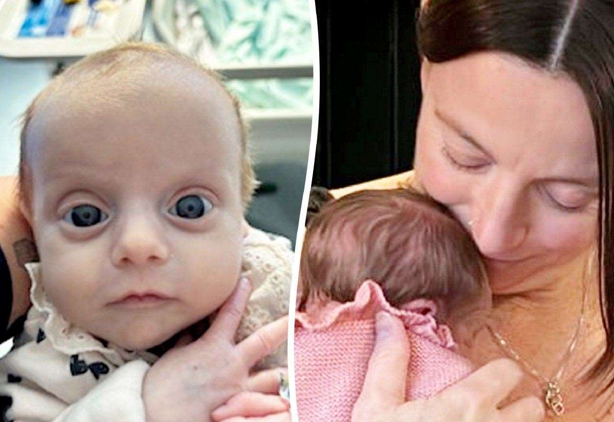 ‘Fit and well’ eight-week-old baby from Herne Bay hospitalised with meningitis despite showing no symptoms