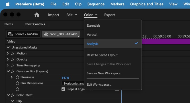 Burning Questions about Adobe Premiere Beta's new dedicated Color Mode 12