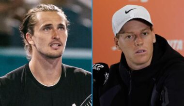 Alexander Zverev's blunt mid-match comment about Jannik Sinner speaks volumes
