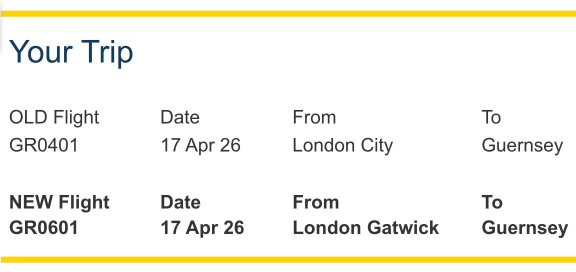 Flight switch: Aurigny passengers whose flights have been cancelled have been provisionally rebooked on other departures
