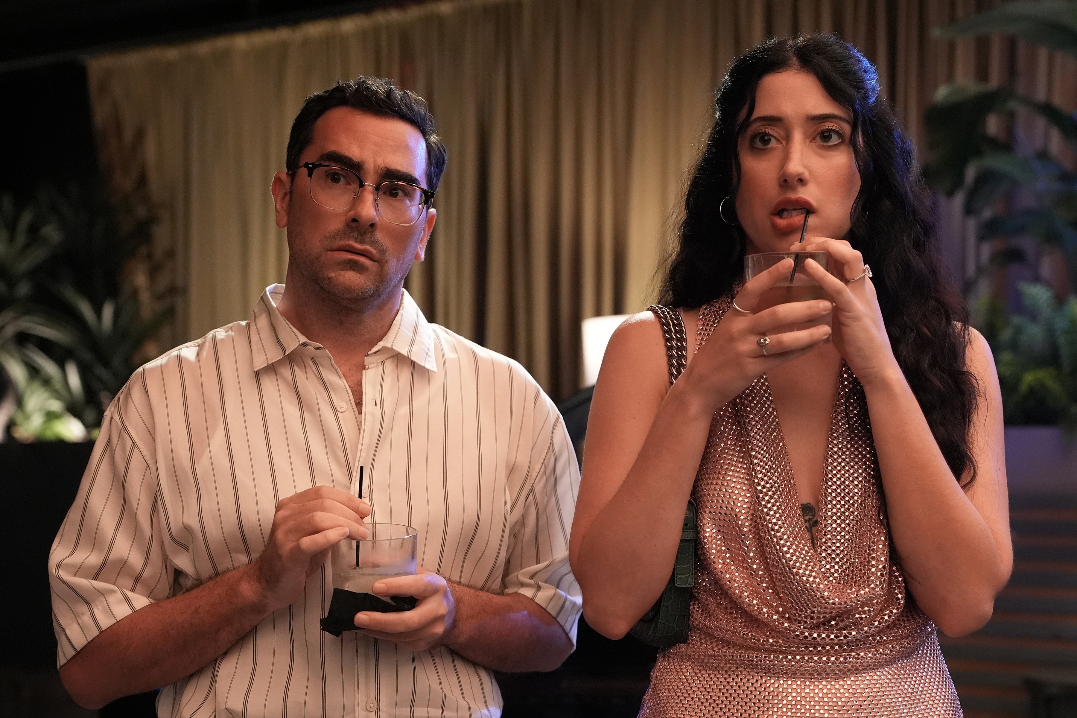 Dan Levy and Taylor Ortega in ‘Big Mistakes’